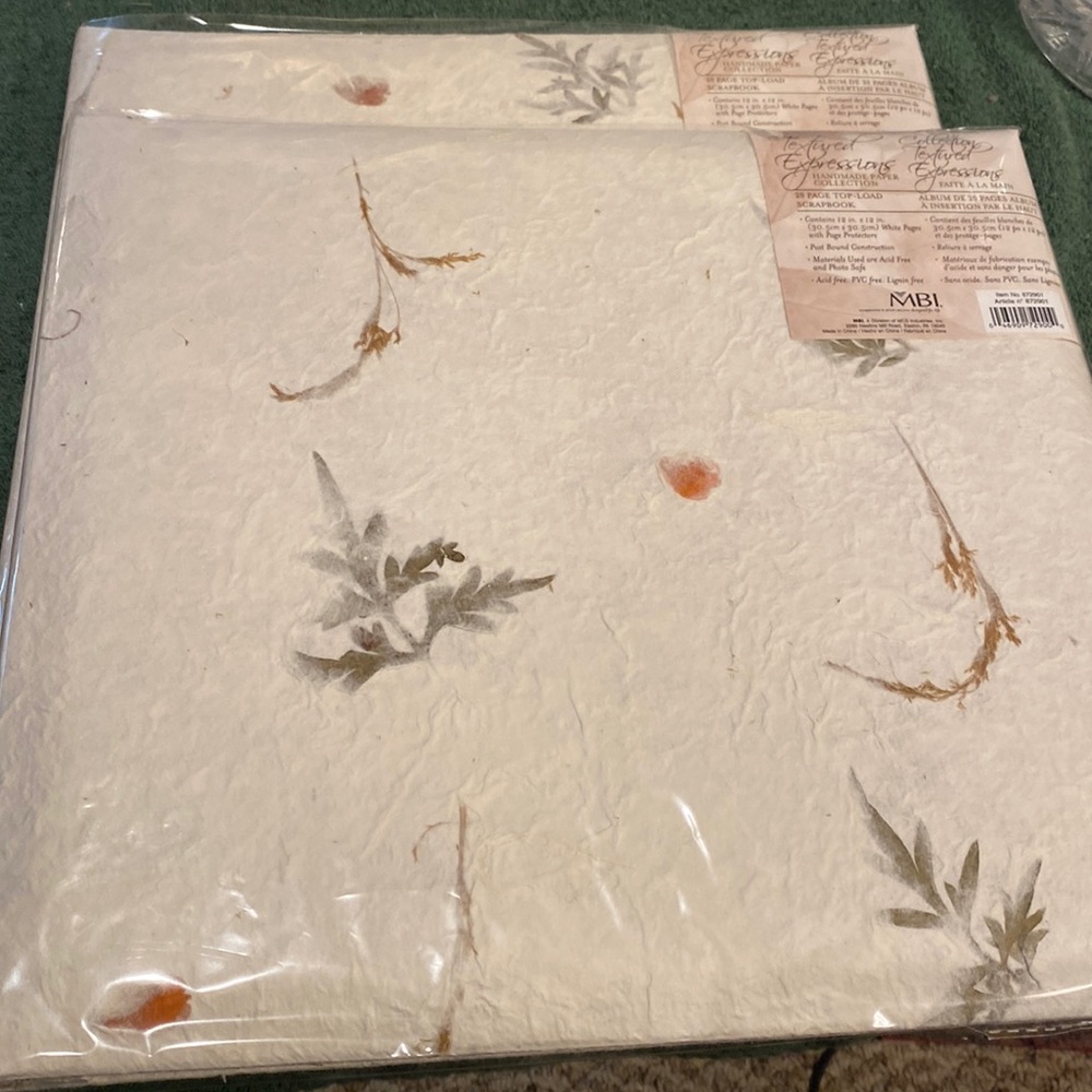 NWT Set of two photo albums/scrapbooks